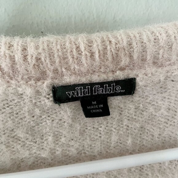 Wild Fable light pink button down cardigan sweater oversized comfortable - Picture 3 of 6